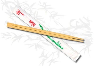 Baguettes chinoises en bambou x100